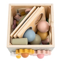 Dřevěné centrum aktivit Montessori Baby Mix