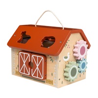 Dřevěný farmářský domeček Montessori Baby Mix