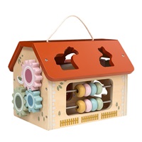 Dřevěný farmářský domeček Montessori Baby Mix