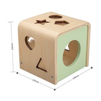 Vkládací kostka s tvary Montessori Baby Mix