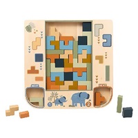 Dřevěné 3D puzzle Tetris Baby Mix