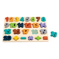 Dřevěné puzzle čísla Baby Mix