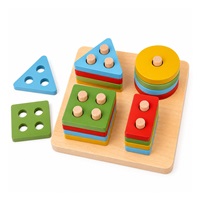 Dřevěná geometrická skládačka pro nejmenší Baby Mix