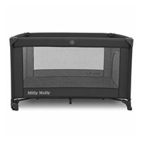 Dětská cestovní postýlka Milly Mally Mirage v přenosné tašce dark grey