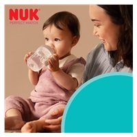 Kojenecká láhev na učení NUK Perfect Match 150 ml Hippo