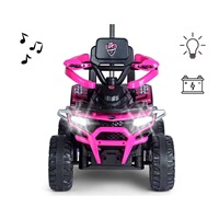Elektrická čtyřkolka 2v1 Milly Mally Star ATV pink