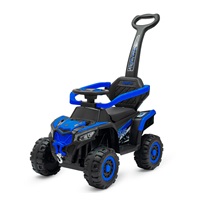 Dětské elektrické odrážedlo Baby Mix Ruggy s vodící tyčí modré (Poškozený obal)