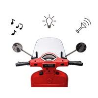 Elektrický skútr Milly Mally Vespa GTS Super red