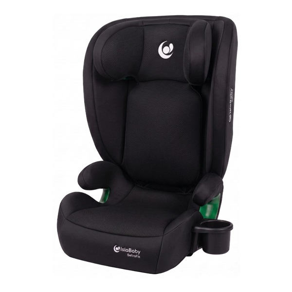 IslaBaby SafiroFix i-Size – autosedačka 100–150 cm, 15–36 kg s ISOFIX | Mesh Black 2026