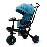 Dětská tříkolka Baby Mix Peony EVA modrá (poškozený obal)
