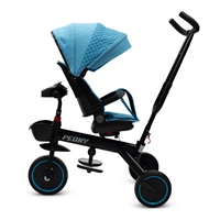 Dětská tříkolka Baby Mix Peony EVA modrá (poškozený obal)