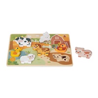 Dřevěné puzzle Farma se zvířátky