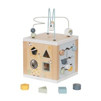 Dětská dřevěná Montessori kostka s aktivitami Baby Mix