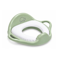 Dětské sedátko na WC měkké Turtle light green