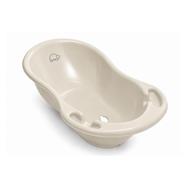Anatomická vanička s výpustí 102 cm Turtle light beige